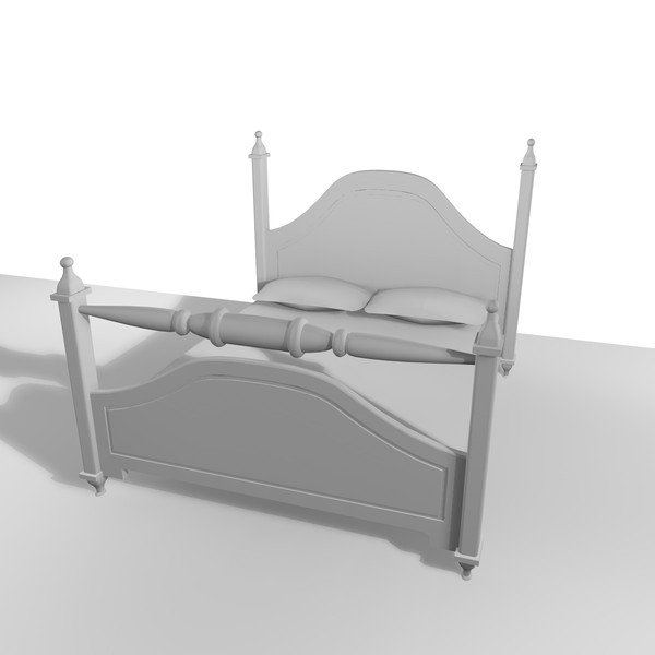 double bed 3ds - DOUBLE BED 3 by Carrara1
